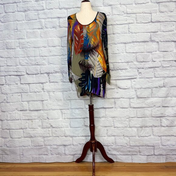 Etro Tropical Print Mini Dress - Picture 1 of 6